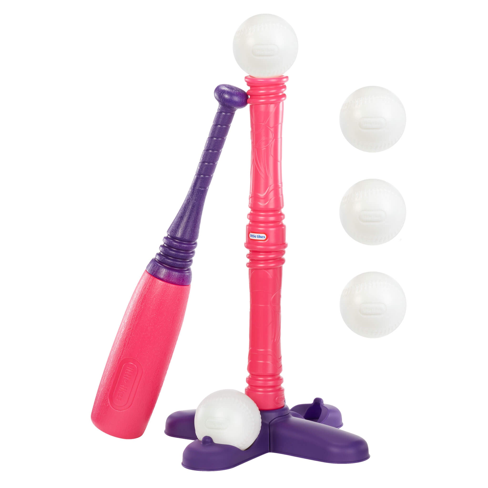 TotSports T-Ball Set with 5 Balls - Pink